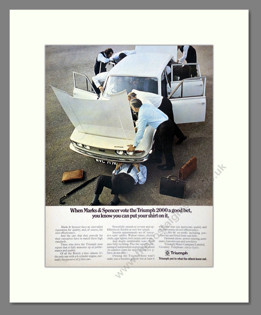 Triumph - 2000. Vintage Advert 1972 (ref AD61338)