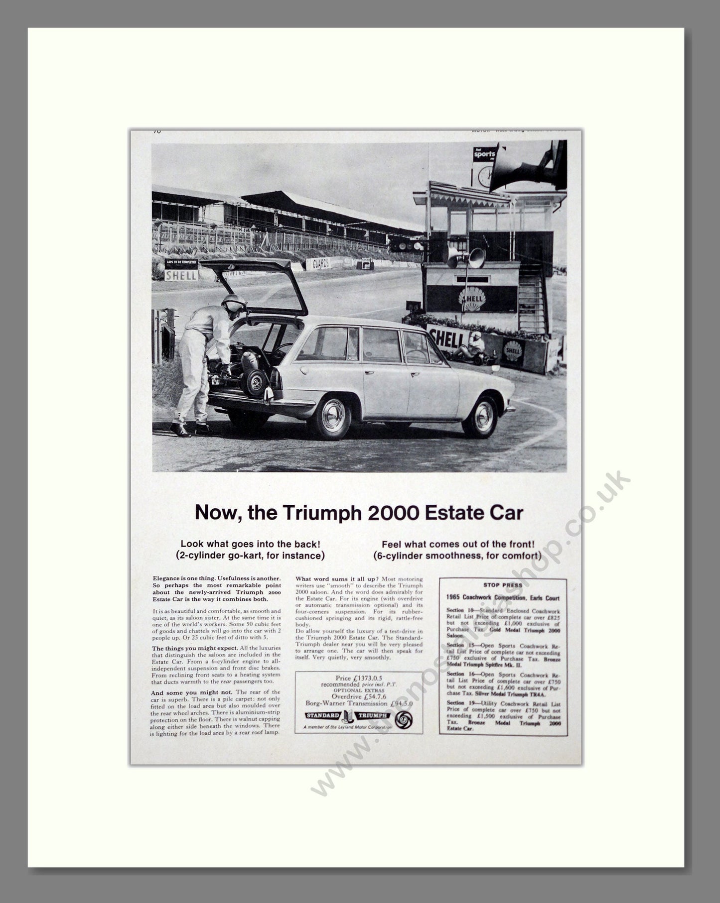 Triumph - 2000 Estate. Vintage Advert 1965 (ref AD61339)