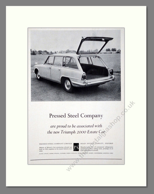 Triumph - 2000 Estate. Vintage Advert 1965 (ref AD61340)