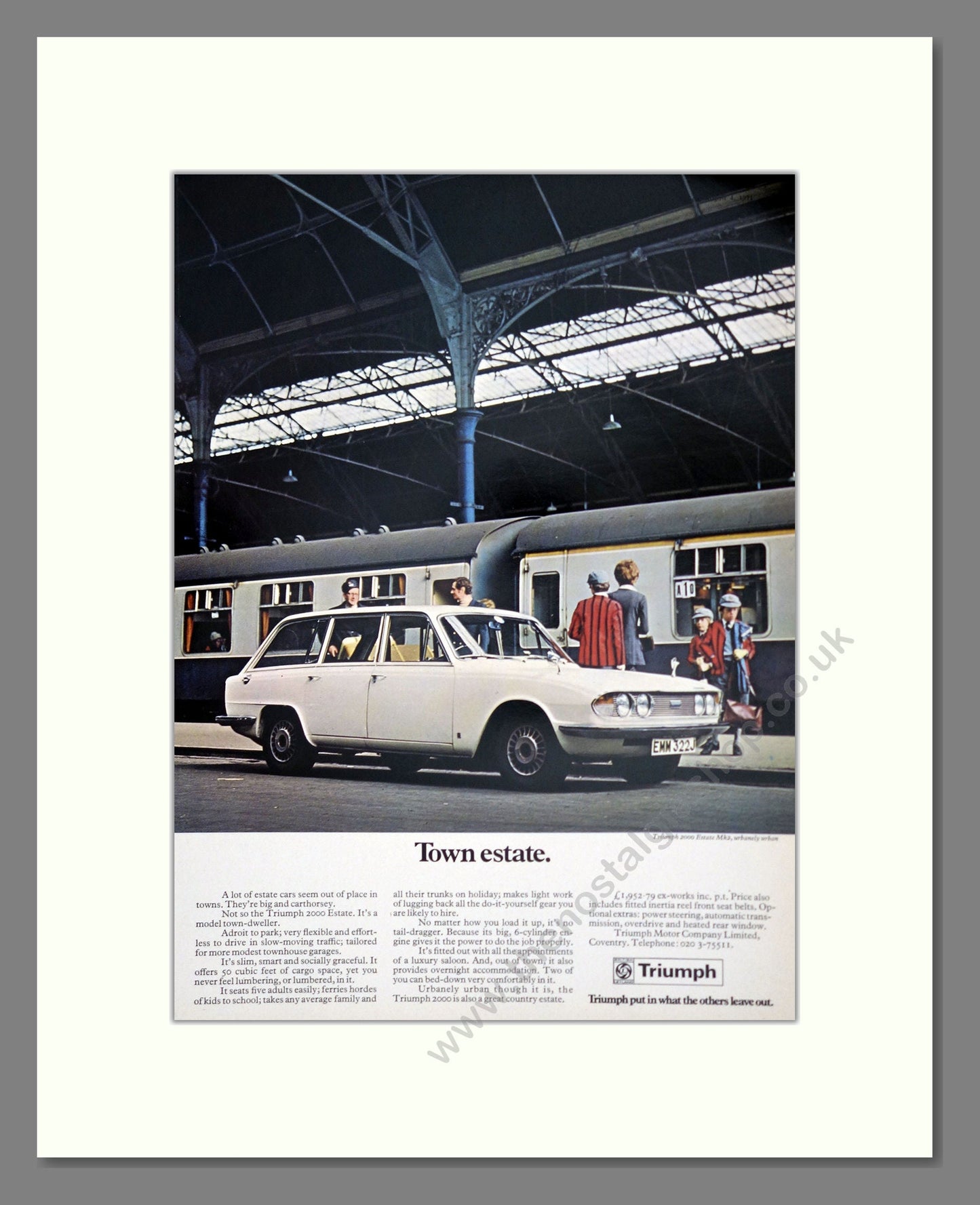 Triumph - 2000 Estate. Vintage Advert 1971 (ref AD61341)