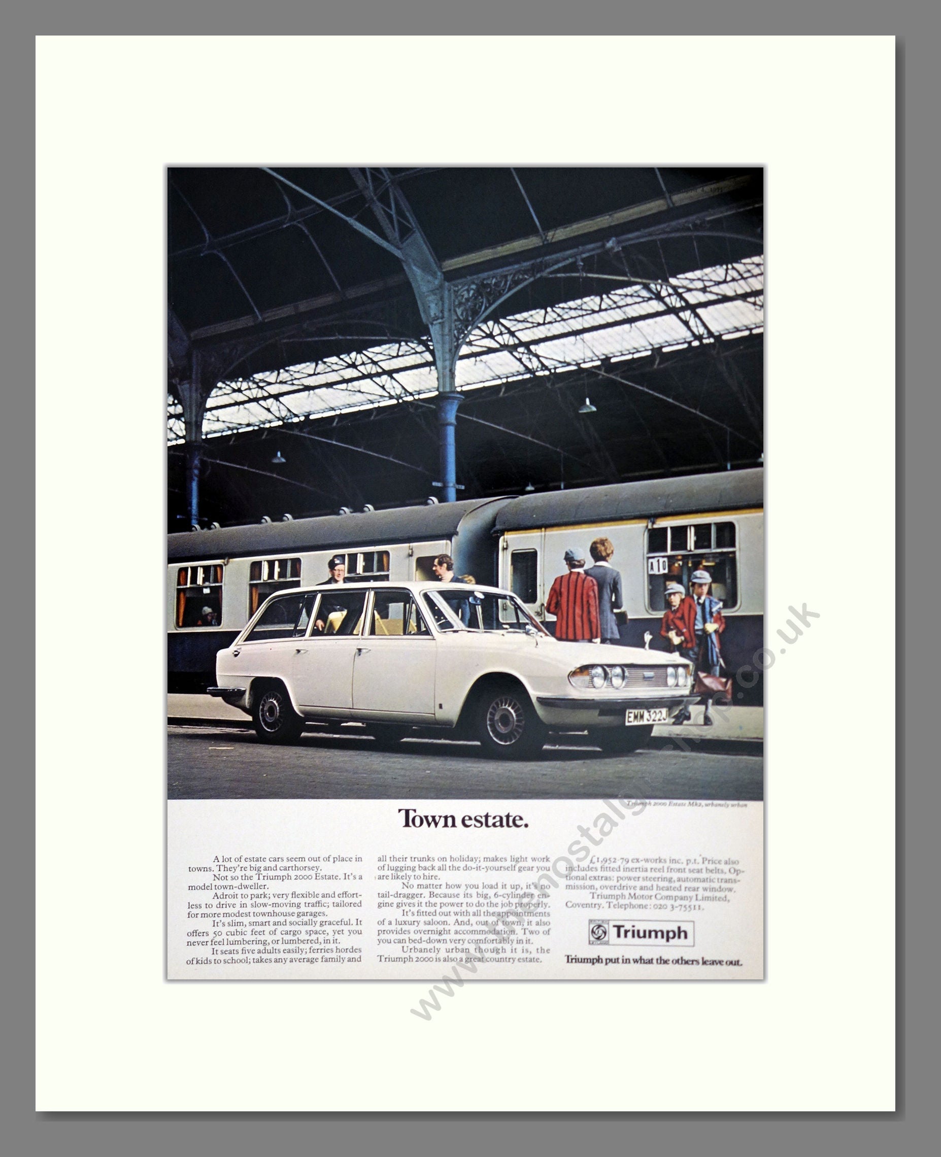 Triumph - 2000 Estate. Vintage Advert 1971 (ref AD61341)