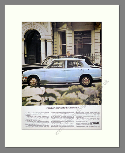 Triumph - 1300. Vintage Advert 1969 (ref AD61349)