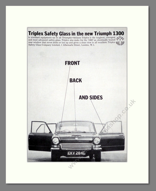 Triumph - 1300. Vintage Advert 1965 (ref AD61352)
