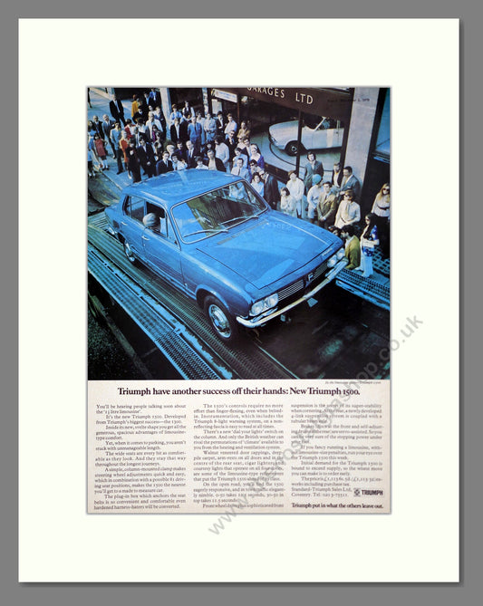 Triumph - 1500. Vintage Advert 1970 (ref AD61363)