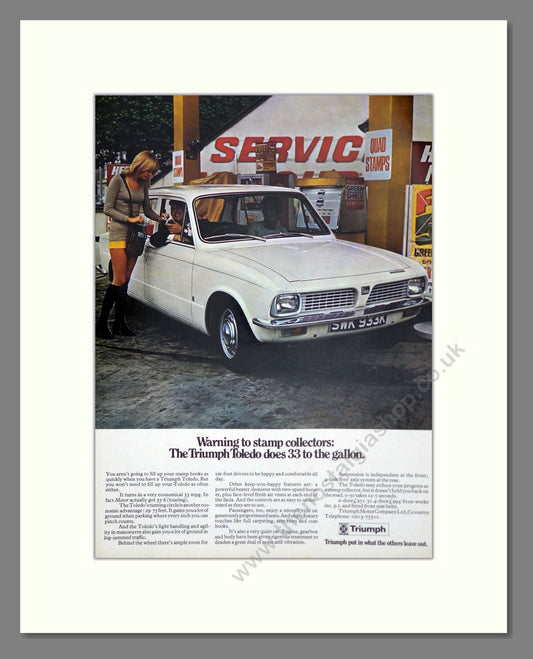 Triumph - Toledo. Vintage Advert 1972 (ref AD61371)