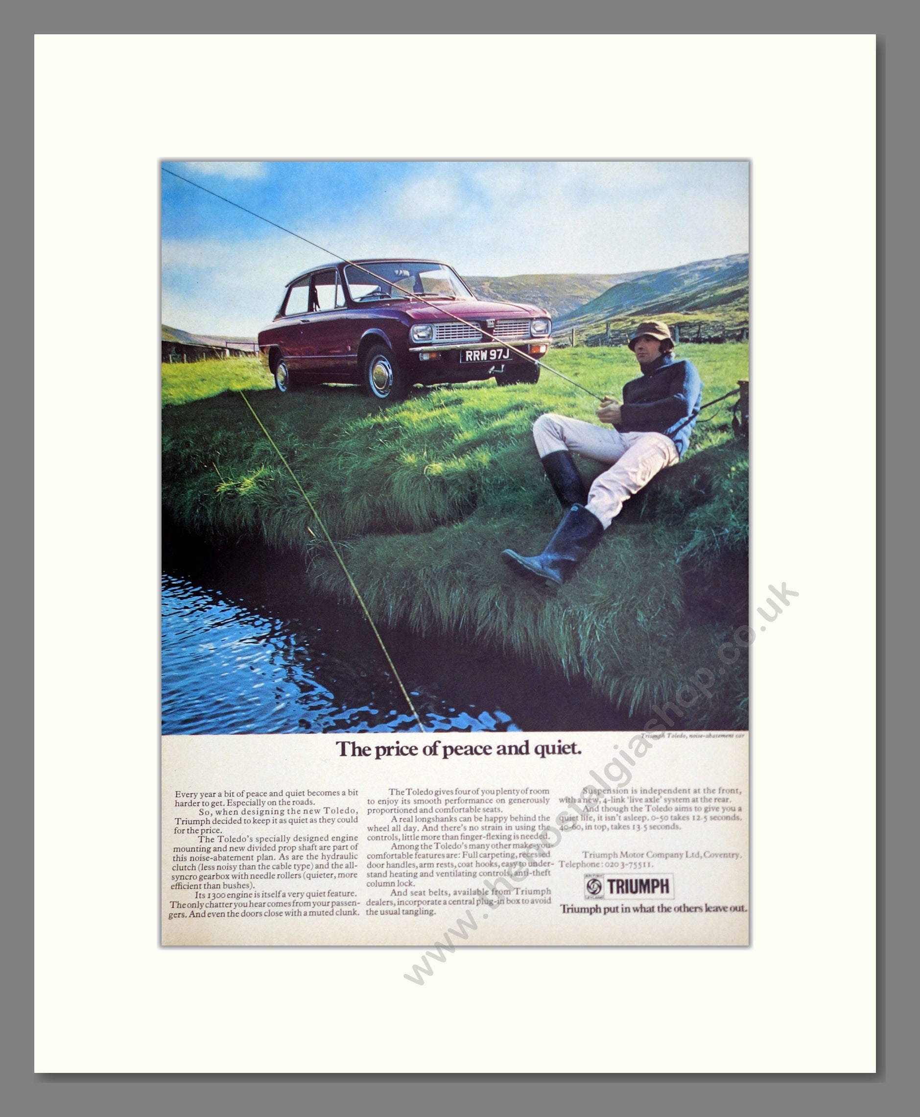 Triumph - Toledo. Vintage Advert 1971 (ref AD61376)
