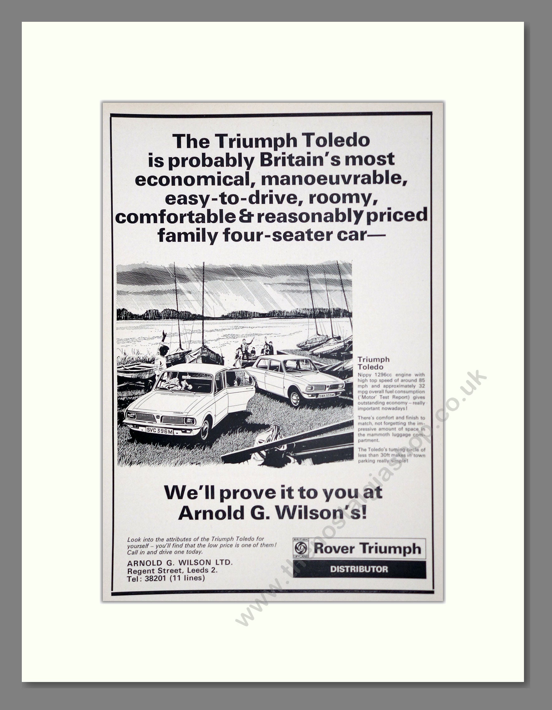 Triumph - Toledo. Vintage Advert 1975 (ref AD61377)