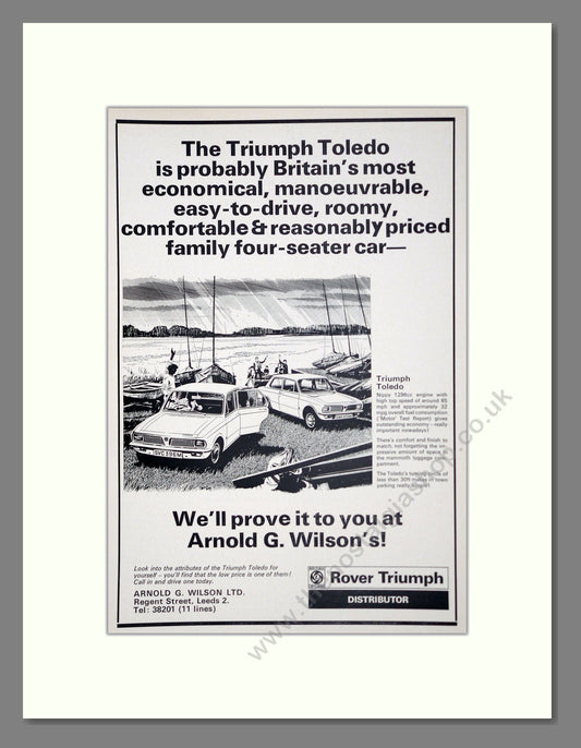 Triumph - Toledo. Vintage Advert 1975 (ref AD61377)
