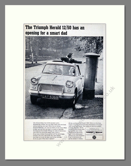 Triumph - Herald. Vintage Advert 1965 (ref AD61407)