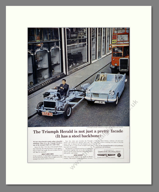 Triumph - Herald. Vintage Advert 1966 (ref AD61418)