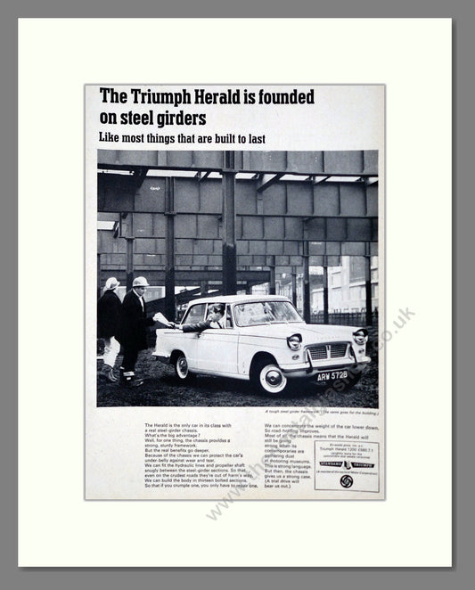 Triumph - Herald. Vintage Advert 1965 (ref AD61426)
