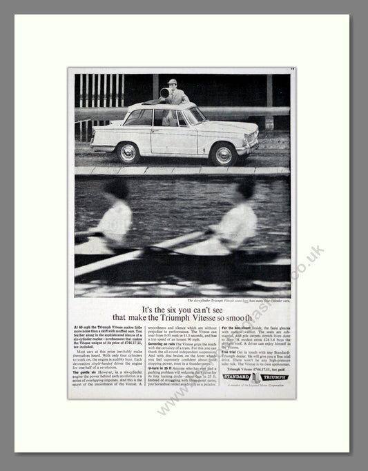 Triumph - Vitesse. Vintage Advert 1964 (ref AD61436)