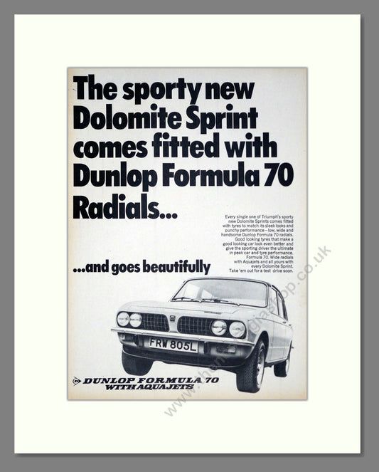 Triumph - Dolomite Sprint. Vintage Advert 1973 (ref AD61456)