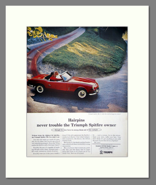 Triumph - Spitfire. Vintage Advert 1966 (ref AD61495)