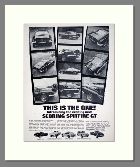 Triumph - Spitfire GT. Vintage Advert 1970 (ref AD61496)