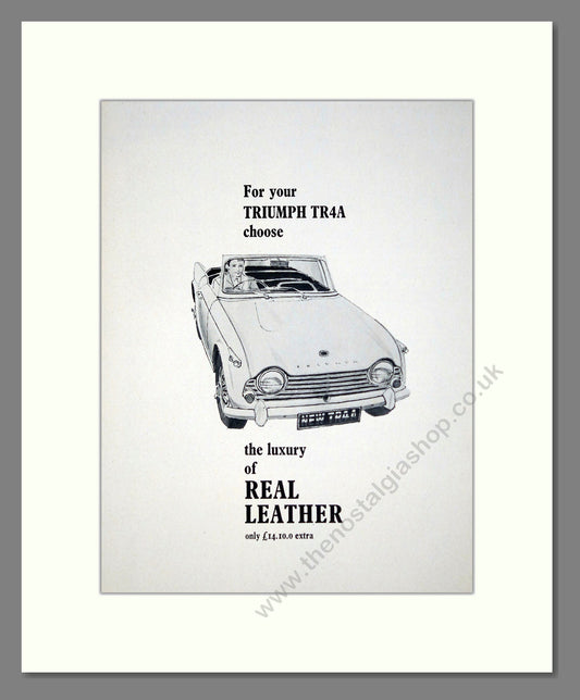 Triumph - TR4A. Vintage Advert 1966 (ref AD61515)