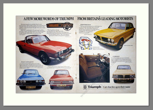 Triumph - Range. Vintage Advert 1975 (ref AD61526)