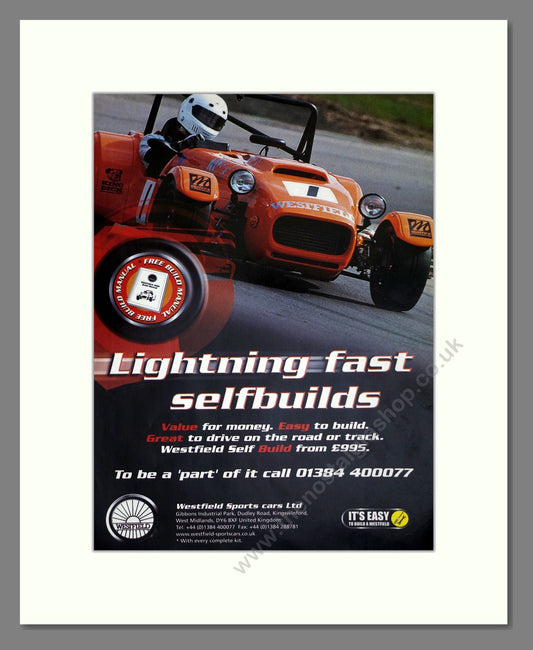 Westfield - Self Build. Vintage Advert 2002 (ref AD61530)