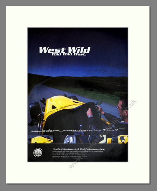 Westfield - Wild Wild West. Vintage Advert 2002 (ref AD61531)