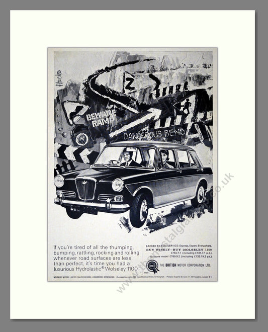 Wolseley - 1100. Vintage Advert 1966 (ref AD61596)