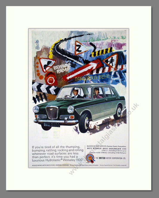 Wolseley - 1100. Vintage Advert 1966 (ref AD61597)