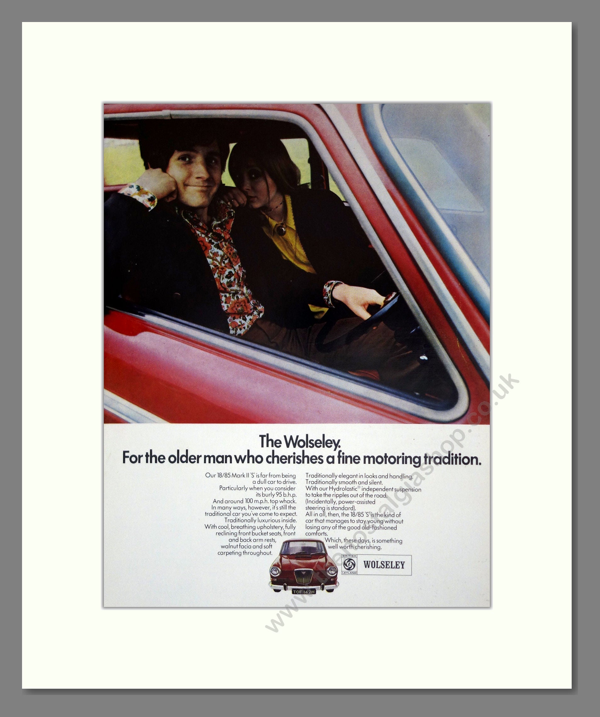 Wolseley - 18/85 MkII. Vintage Advert 1970 (ref AD61600)