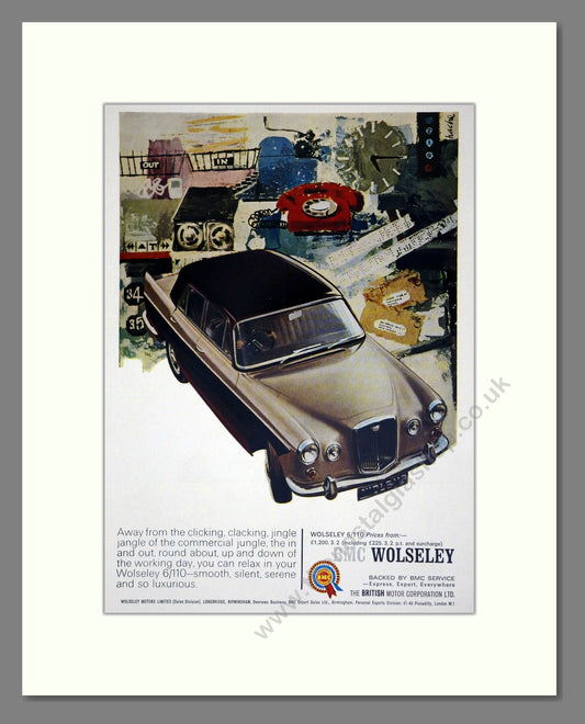 Wolseley - 6/110. Vintage Advert 1967 (ref AD61631)