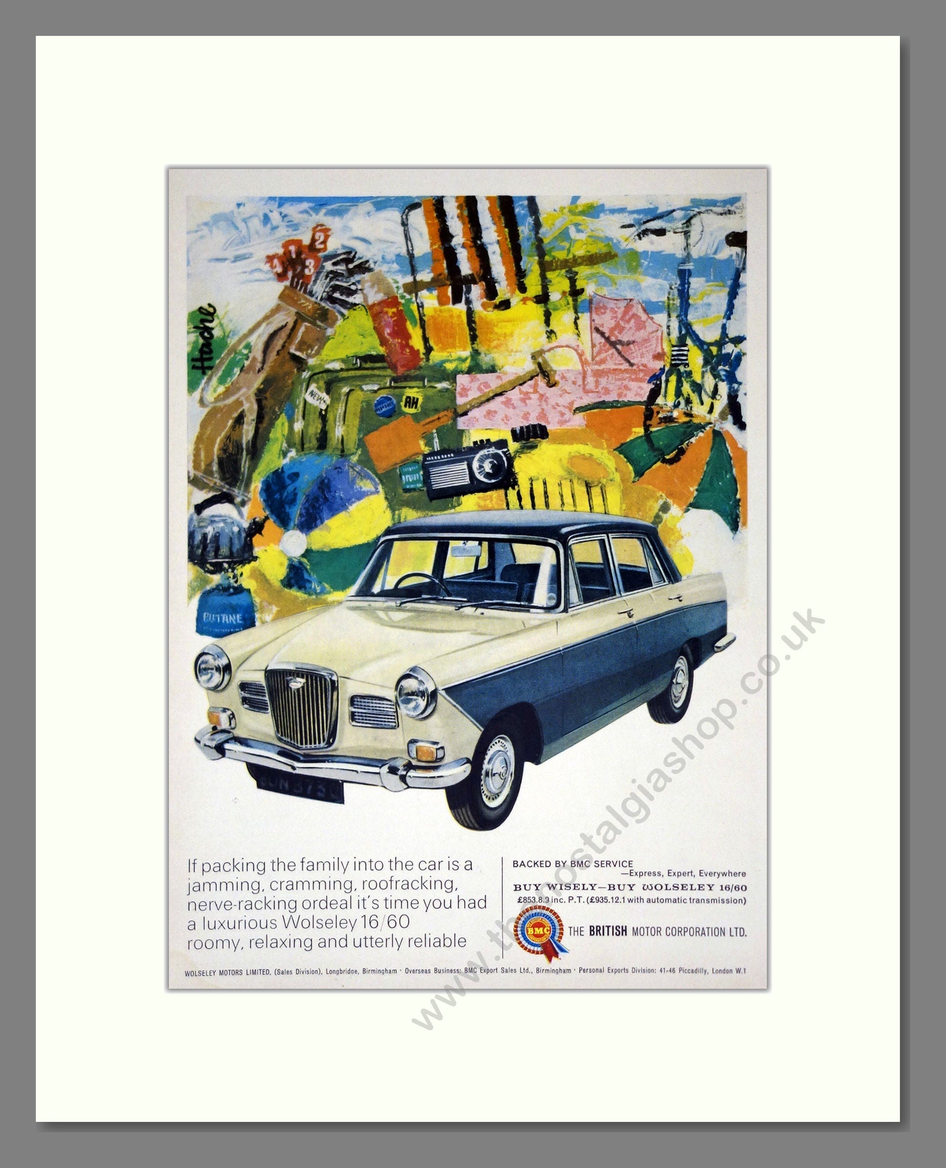 Wolseley - 16/60. Vintage Advert 1966 (ref AD61642)