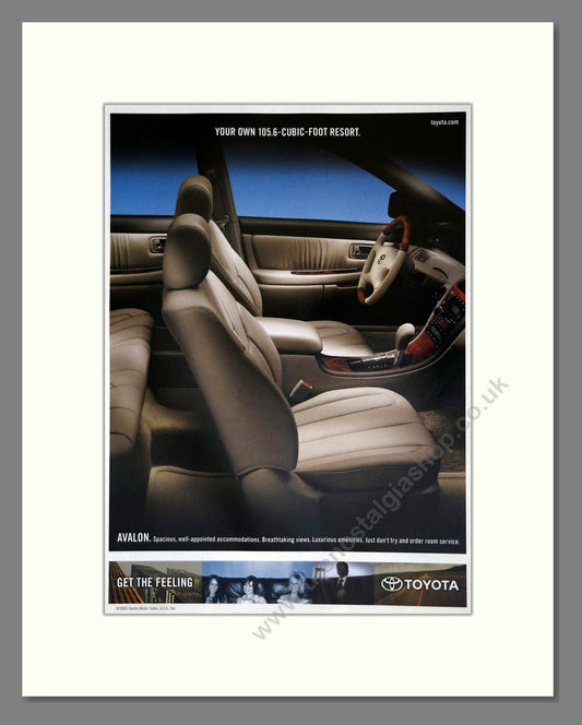 Toyota - Avalon. Vintage Advert 2003 (ref AD61700)
