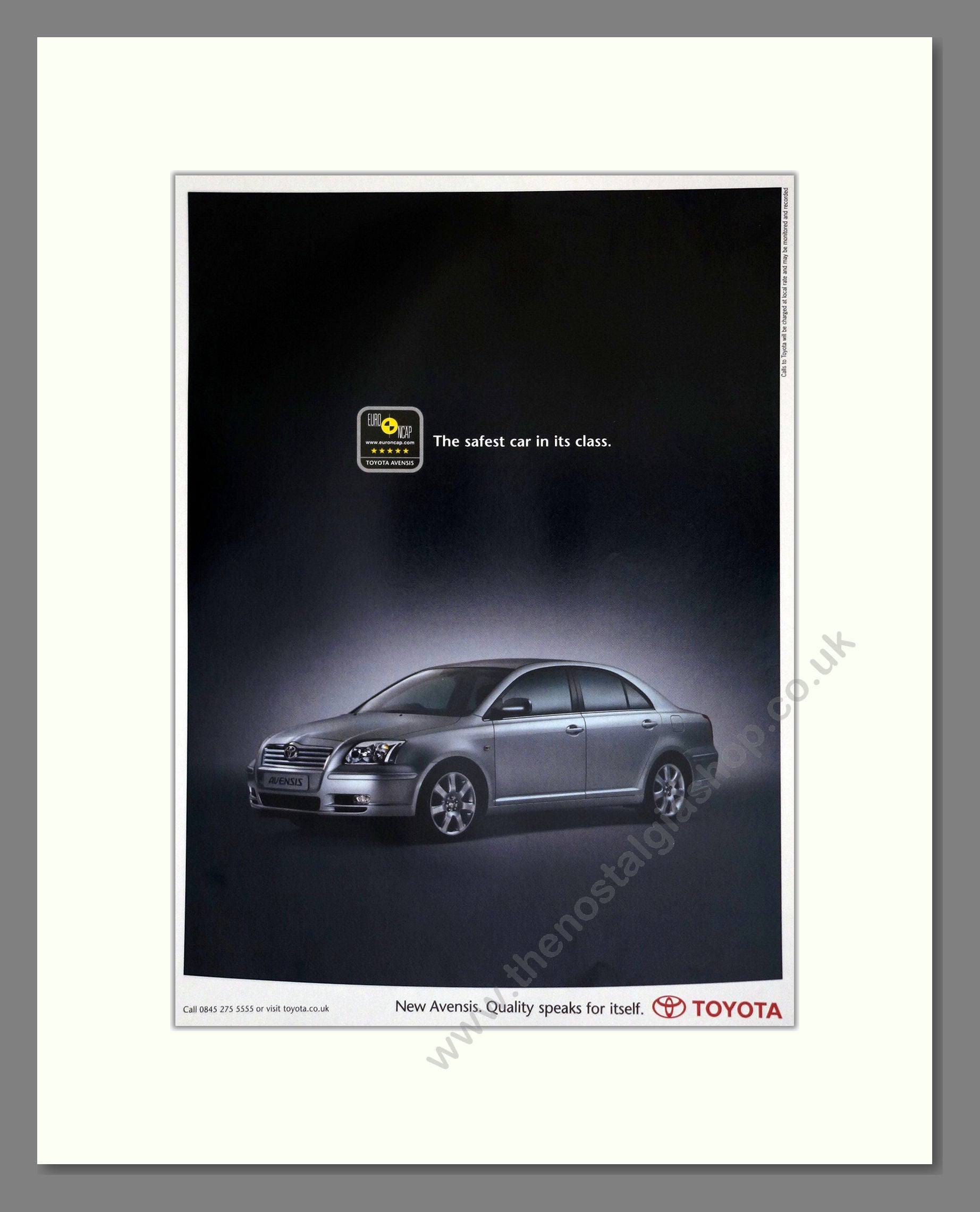 Toyota - Avensis. Vintage Advert 2003 (ref AD61701)