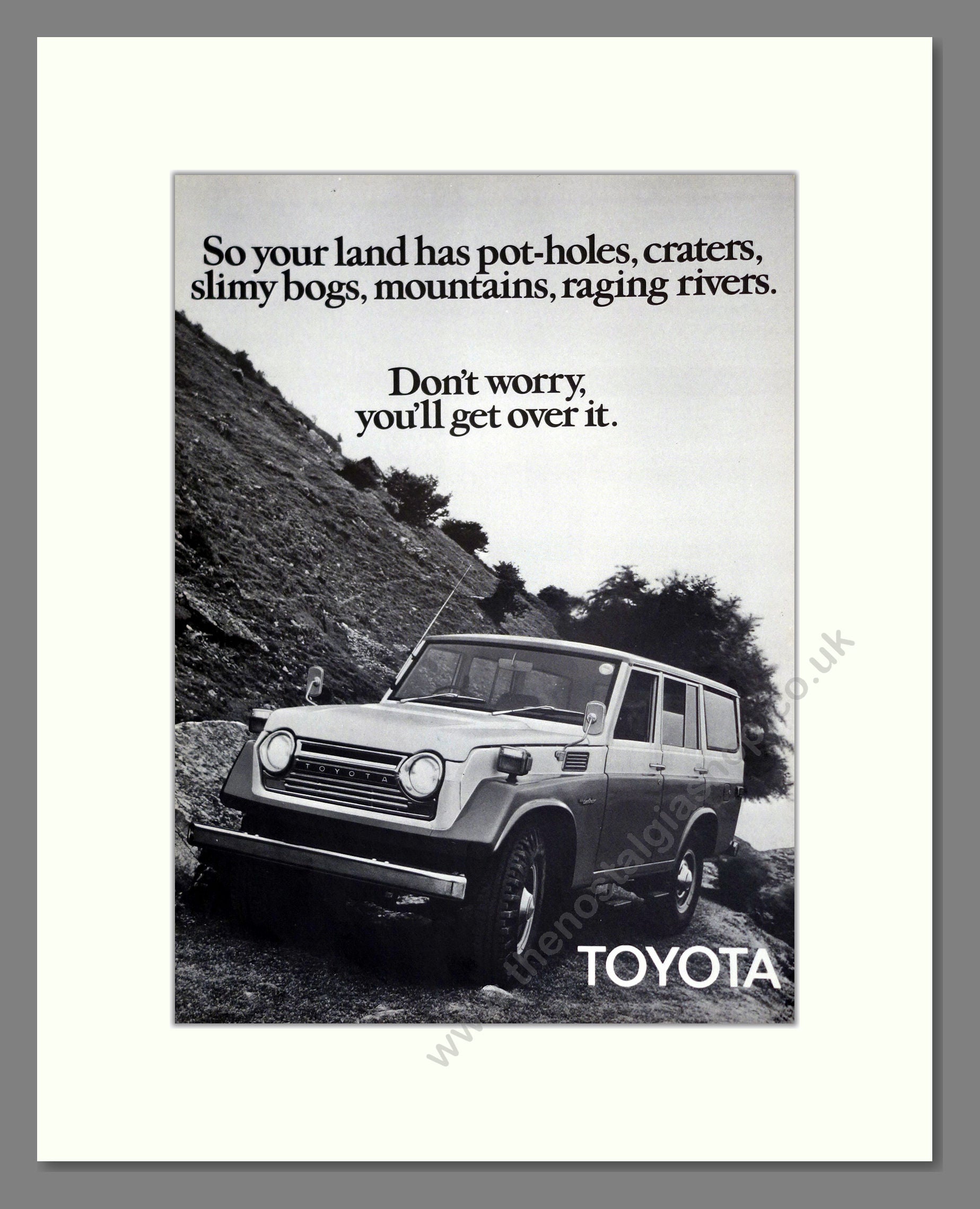 Toyota - 4WD. Vintage Advert 1975 (ref AD61722)