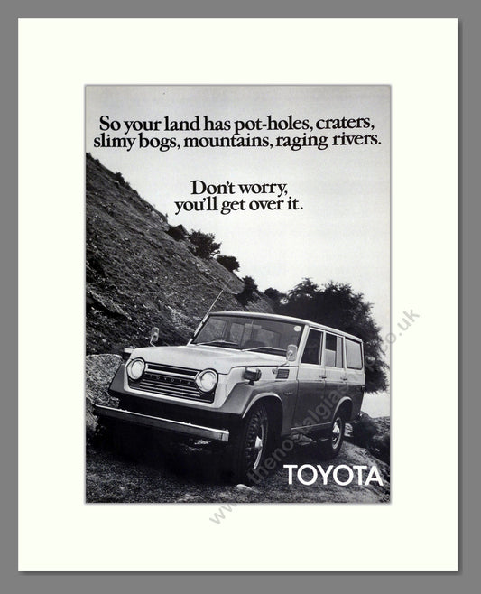 Toyota - 4WD. Vintage Advert 1975 (ref AD61722)