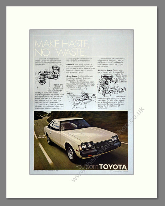 Toyota - Celica ST. Vintage Advert 1979 (ref AD61754)
