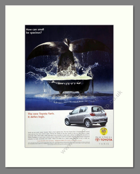 Toyota - Yaris. Vintage Advert 2000 (ref AD61765)