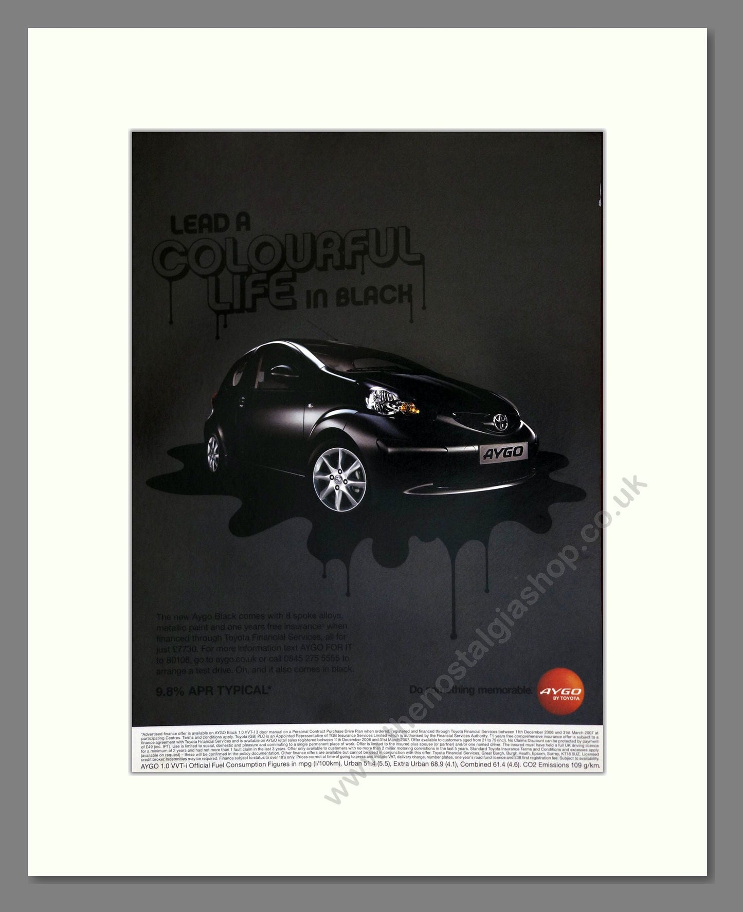 Toyota - Aygo. Vintage Advert 2007 (ref AD61779)