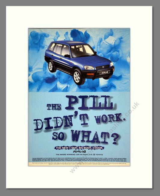 Toyota - RAV4. Vintage Advert 1995 (ref AD61781)