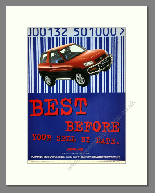 Toyota - RAV4. Vintage Advert 1995 (ref AD61786)