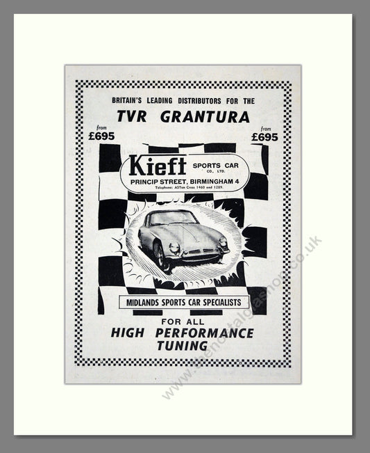TVR - Grantura. Vintage Advert 1960 (ref AD61824)