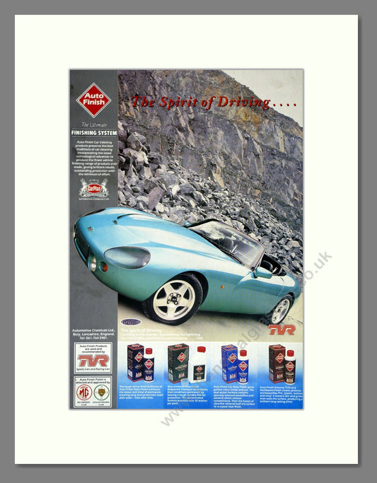 TVR - Auto Finish. Vintage Advert 1993 (ref AD61829)