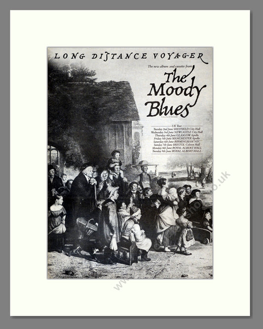 Moody Blues (The) - Long Distance Voyager. Vintage Advert 1981 (ref AD17692)
