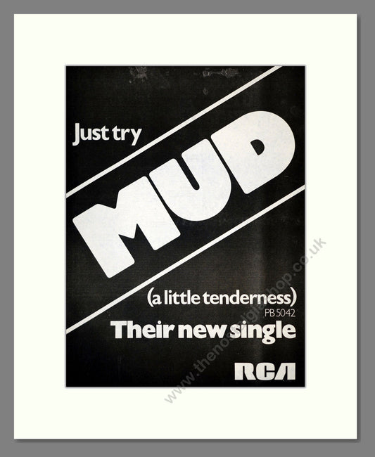 Mud - Just Try A Little Tenderness. Vintage Advert 1977 (ref AD17719)
