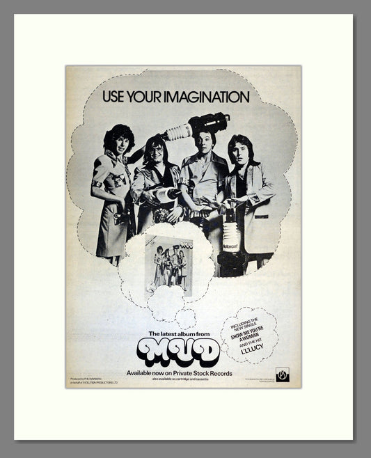 Mud - Use Your Imagination. Vintage Advert 1975 (ref AD17740)