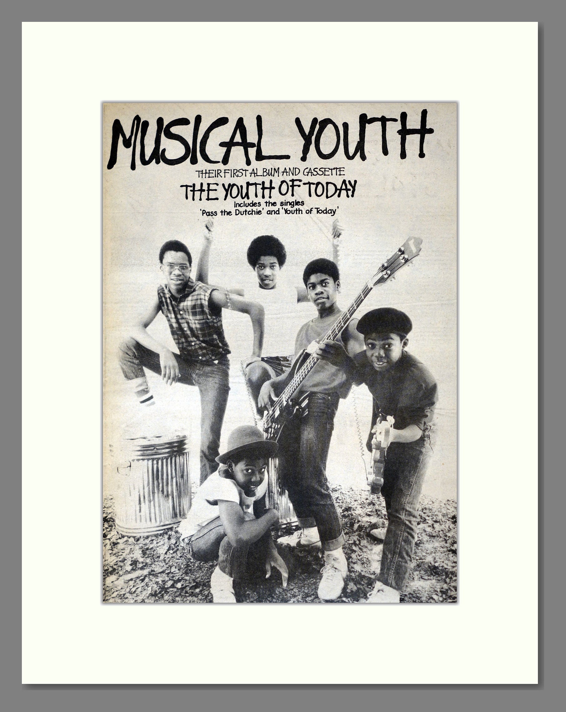 Musical Youth - The Youth Of Today. Vintage Advert 1983 (ref AD17758)