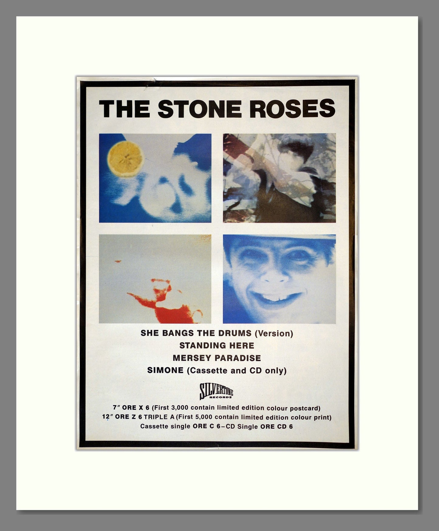Stone Roses (The) - She Bangs The Drum. Vintage Advert 1989 (ref AD17862)