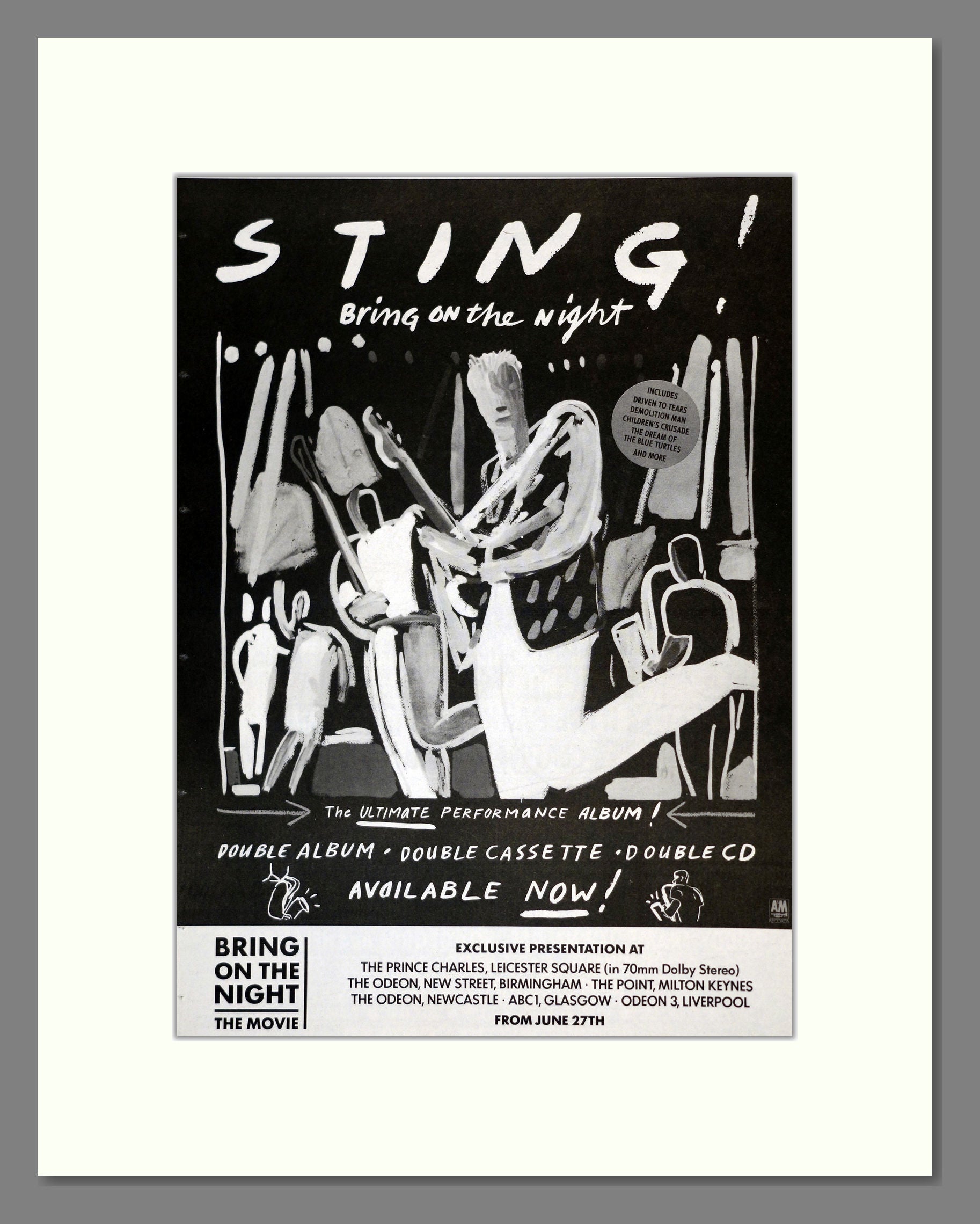 STING Bring on the Night 1986 Doppel Album (Gebraucht) in Frauenfeld STING Bring on the Night 1986 Doppel Album (Gebraucht) in Frauenfeld