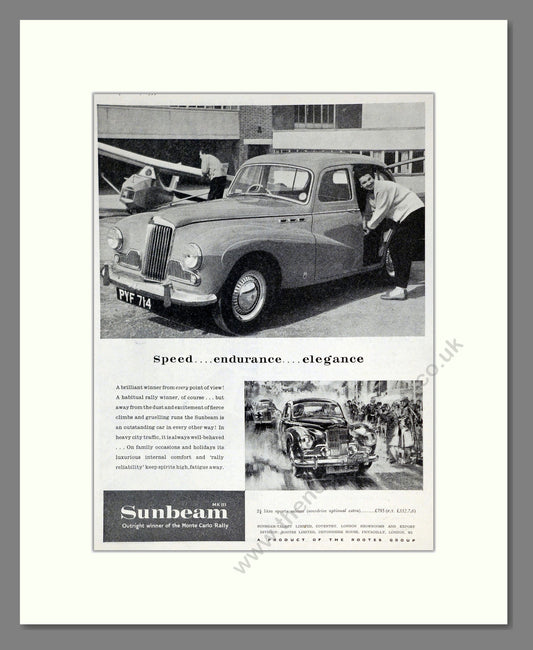 Sunbeam - MKIII. Vintage Advert 1955 (ref AD61928)