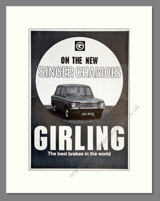 Singer - Chamois. Vintage Advert 1964 (ref AD61981)