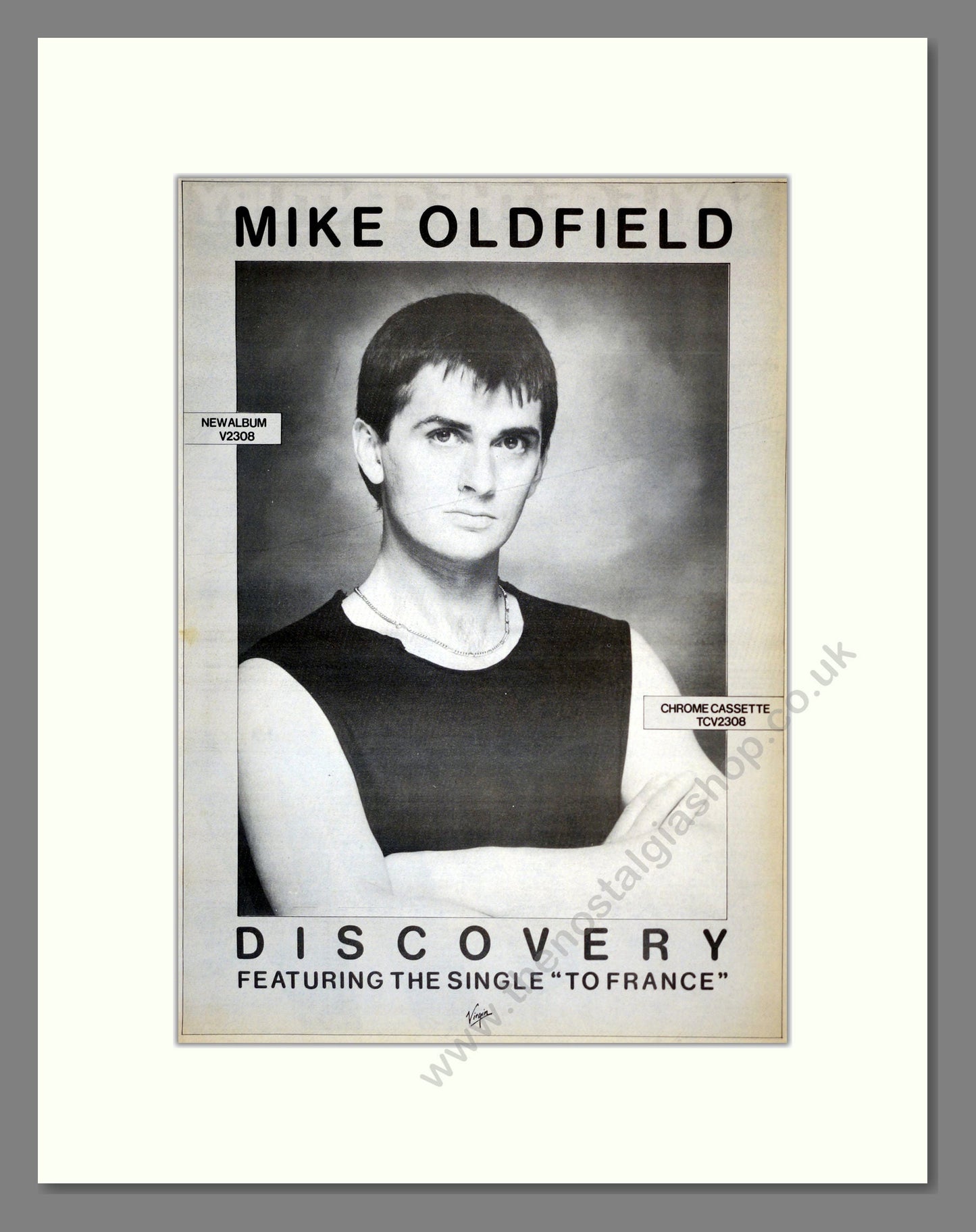 Mike Oldfield - Discovery. Vintage Advert 1984 (ref AD17932)
