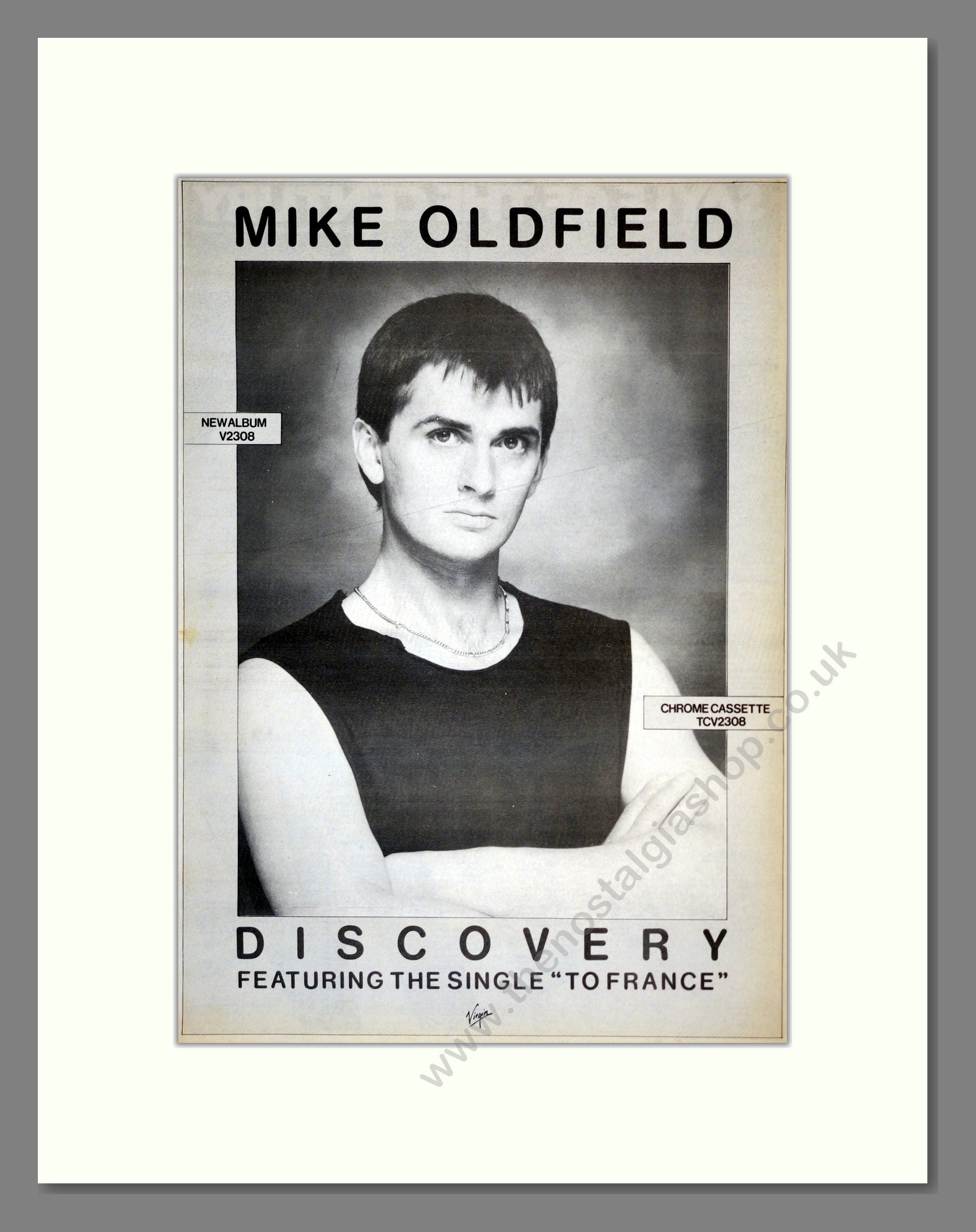 Mike Oldfield - Discovery. Vintage Advert 1984 (ref AD17932)