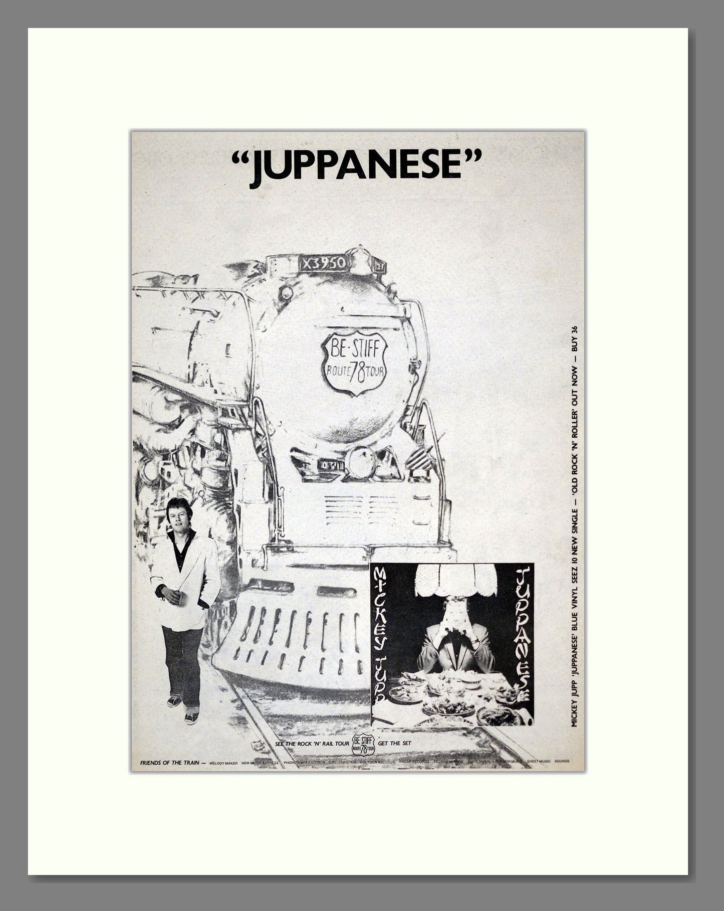 Mick Jupp - Juppanese. Vintage Advert 1978 (ref AD17943)